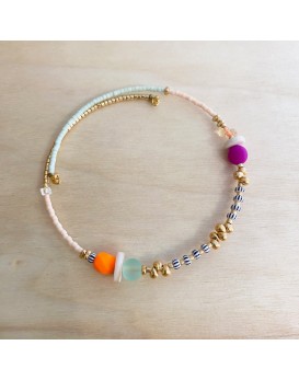 Bracelet vitaminé Beige