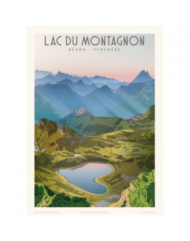 Lac du Montagnon Béarn -...