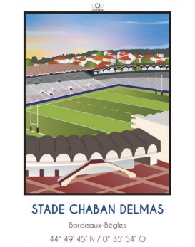 Affiche Stade Chaban Delmas