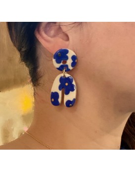 Boucles d'oreilles Rond et...