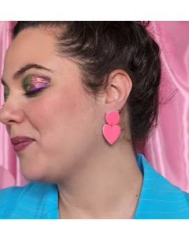 boucles-d'oreilles-demisel-bijoux-cuir-vert-pomme-rayures